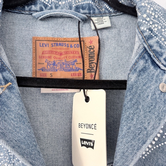 levi’s shrunken 90s rhinestone jacket - Picture 7 of 8